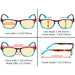 3 Pack Blue Light Blocking Reading Glasses TM046D