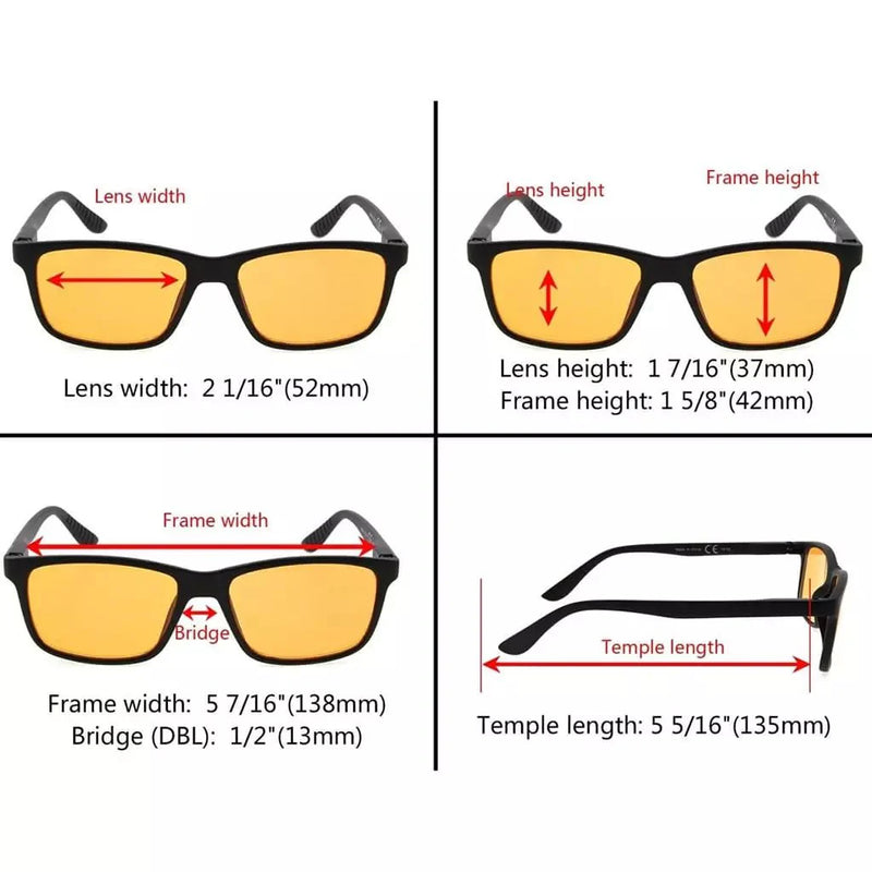 eyekeeper.com 3 Pack Blue Light Blocking Reading Glasses DS163 Eyeglasses