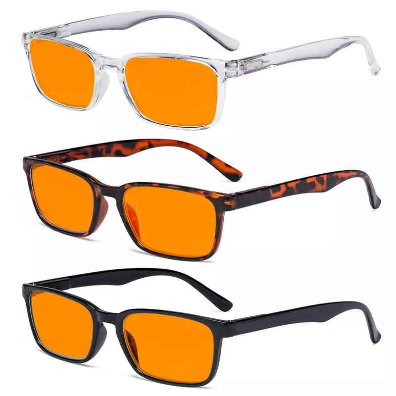 eyekeeper.com 3 Pack Blue Light Blocking Reading Glasses DS898 Eyeglasses