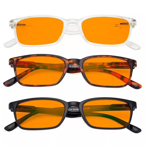 eyekeeper.com 3 Pack Blue Light Blocking Reading Glasses DS898 Eyeglasses