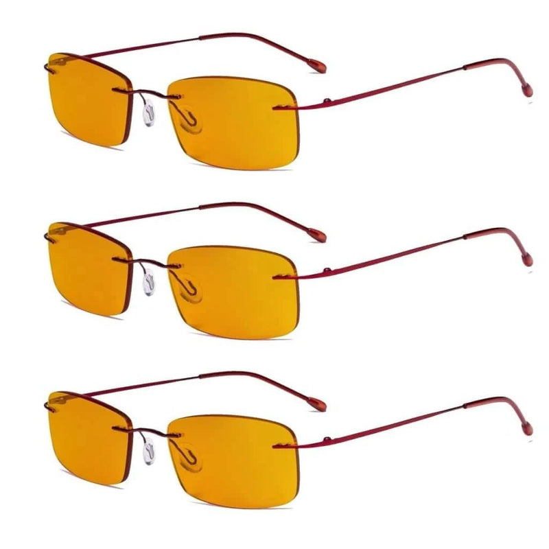 eyekeeper.com 3 Pack Blue Light Blocking Reading Glasses DSWK8 Eyeglasses