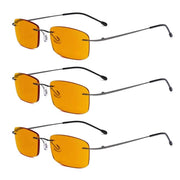 eyekeeper.com 3 Pack Blue Light Blocking Reading Glasses DSWK8 Eyeglasses