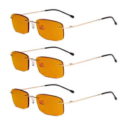 eyekeeper.com 3 Pack Blue Light Blocking Reading Glasses DSWK8 Eyeglasses