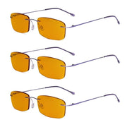 eyekeeper.com 3 Pack Blue Light Blocking Reading Glasses DSWK8 Eyeglasses