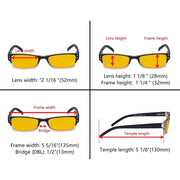 eyekeeper.com 3 Pack Blue Light Blocking Reading Glasses HP012 Eyeglasses