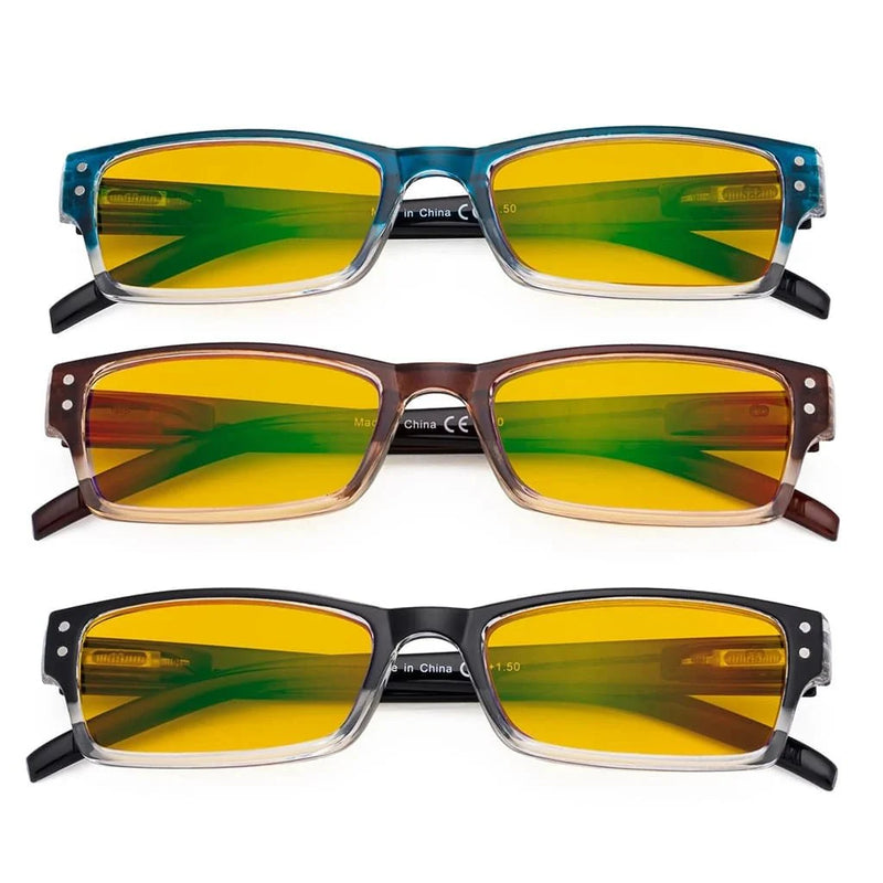 eyekeeper.com 3 Pack Blue Light Blocking Reading Glasses HP012 Eyeglasses