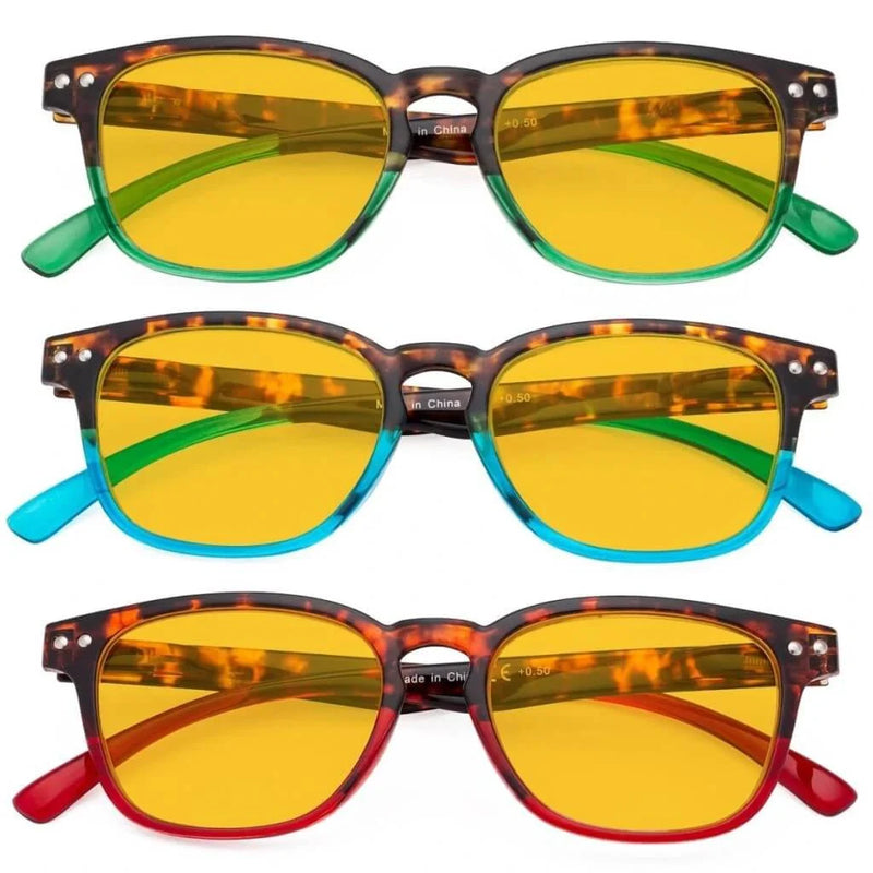 eyekeeper.com 3 Pack Blue Light Blocking Reading Glasses HP079D Eyeglasses