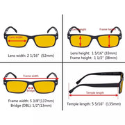 eyekeeper.com 3 Pack Blue Light Blocking Reading Glasses HP108 Eyeglasses