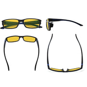 eyekeeper.com 3 Pack Blue Light Blocking Reading Glasses HPXM01 Eyeglasses