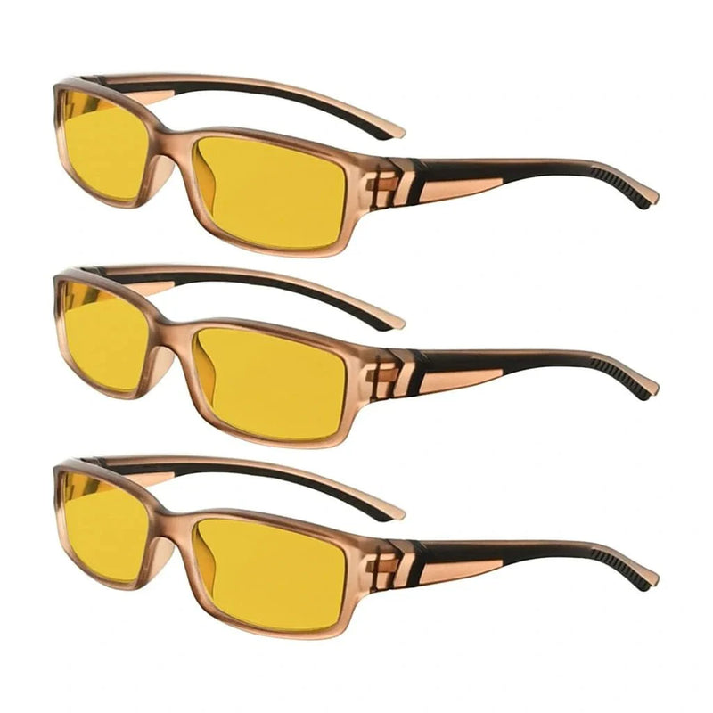 eyekeeper.com 3 Pack Blue Light Blocking Reading Glasses HPXM01 Eyeglasses