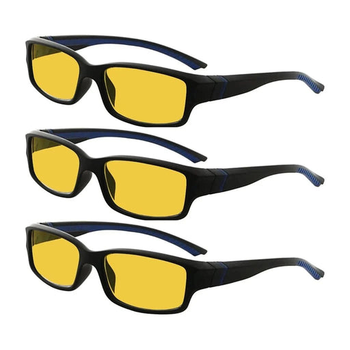 eyekeeper.com 3 Pack Blue Light Blocking Reading Glasses HPXM01 Eyeglasses