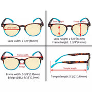 eyekeeper.com 3 Pack Blue Light Blocking Reading Glasses TM060D Eyeglasses