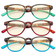 eyekeeper.com 3 Pack Blue Light Blocking Reading Glasses TM060D Eyeglasses