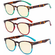 eyekeeper.com 3 Pack Blue Light Blocking Reading Glasses TM060D Eyeglasses