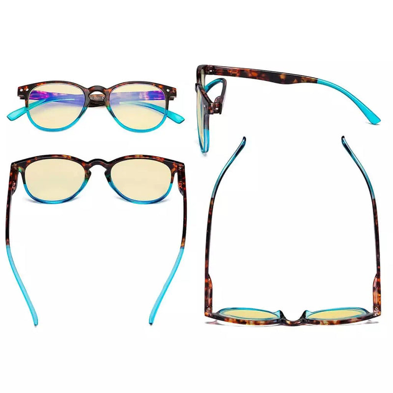 eyekeeper.com 3 Pack Blue Light Blocking Reading Glasses TM060D Eyeglasses