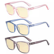 eyekeeper.com 3 Pack Blue Light Blocking Reading Glasses TMCGT1801 Eyeglasses