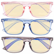 eyekeeper.com 3 Pack Blue Light Blocking Reading Glasses TMCGT1801 Eyeglasses