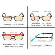 eyekeeper.com 3 Pack Blue Light Blocking Reading Glasses TM898D Eyeglasses