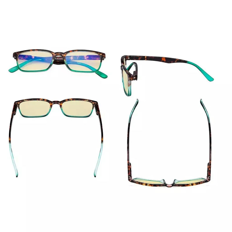 eyekeeper.com 3 Pack Blue Light Blocking Reading Glasses TM898D Eyeglasses
