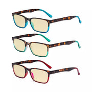 eyekeeper.com 3 Pack Blue Light Blocking Reading Glasses TM898D Eyeglasses