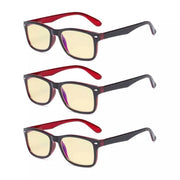 eyekeeper.com 3 Pack Blue Light Blocking Reading Glasses TMCG075 Eyeglasses