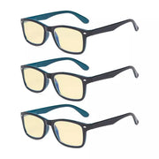 eyekeeper.com 3 Pack Blue Light Blocking Reading Glasses TMCG075 Eyeglasses