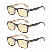 eyekeeper.com 3 Pack Blue Light Blocking Reading Glasses TMCG075 Eyeglasses