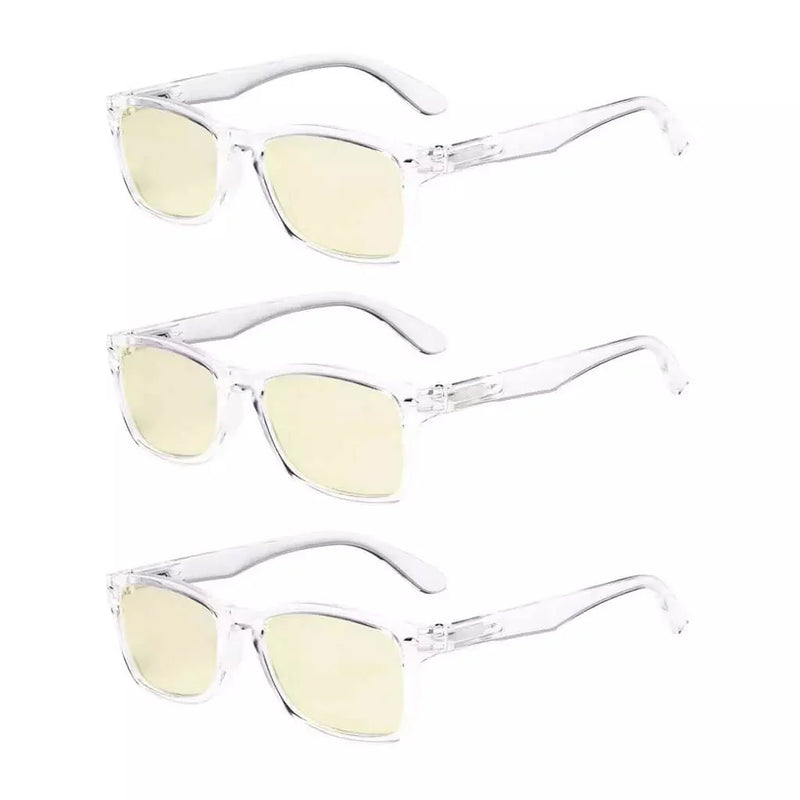 eyekeeper.com 3 Pack Blue Light Blocking Reading Glasses TMCG075 Eyeglasses