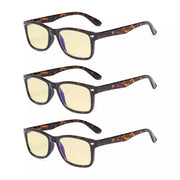 eyekeeper.com 3 Pack Blue Light Blocking Reading Glasses TMCG075 Eyeglasses