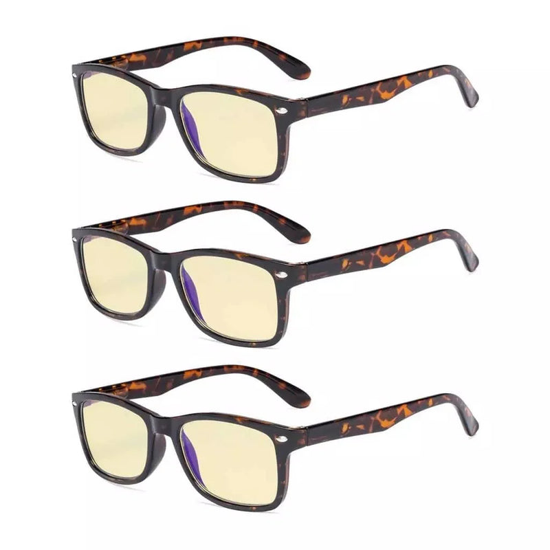 eyekeeper.com 3 Pack Blue Light Blocking Reading Glasses TMCG075 Eyeglasses
