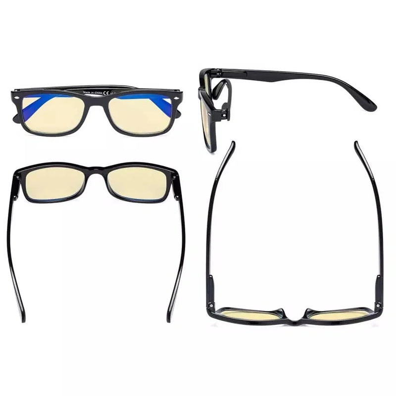 eyekeeper.com 3 Pack Blue Light Blocking Reading Glasses TMCG075 Eyeglasses