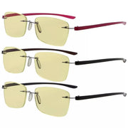 eyekeeper.com 3 Pack Blue Light Blocking Reading Glasses TMCG14009 Eyeglasses