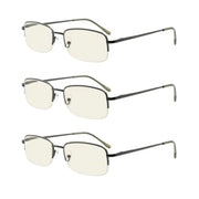 eyekeeper.com 3 Pack Blue Light Filter Reading Glasses CG15015 Eyeglasses