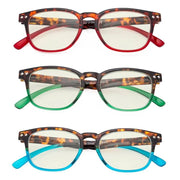 eyekeeper.com 3 Pack Blue Light Filter Reading Glasses UVR079D Eyeglasses