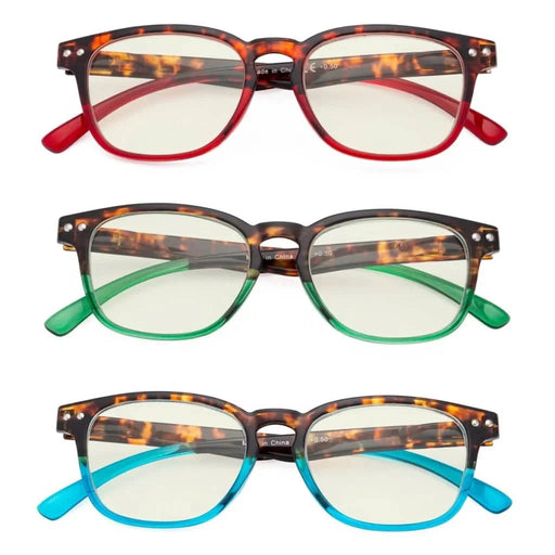 eyekeeper.com 3 Pack Blue Light Filter Reading Glasses UVR079D Eyeglasses