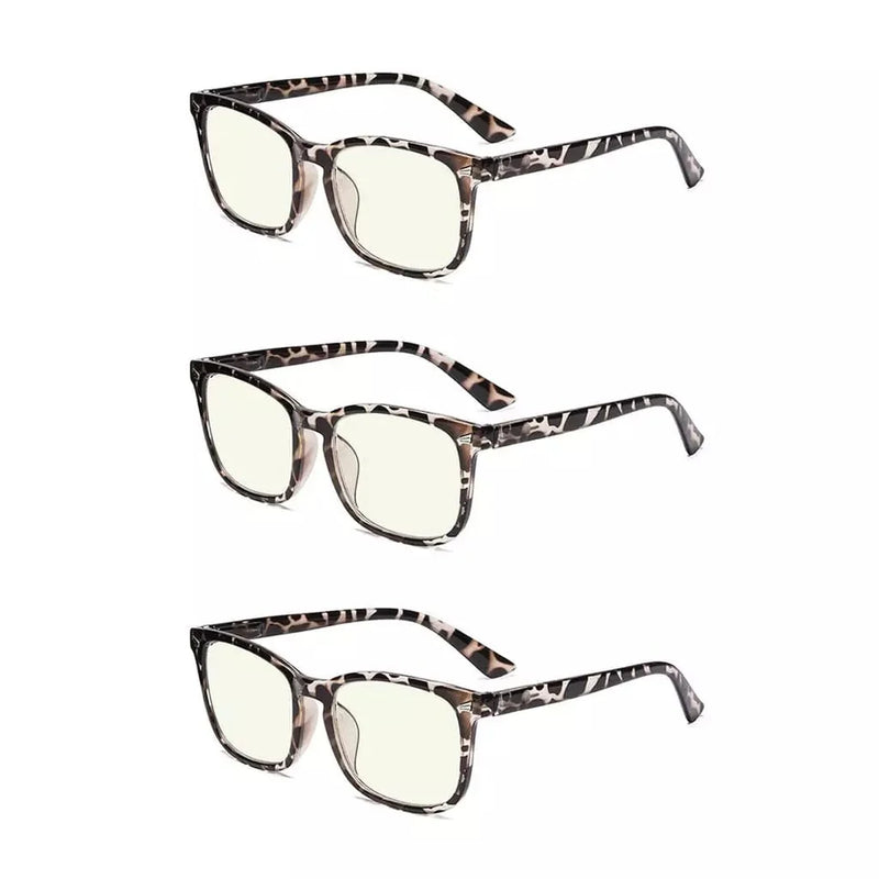 eyekeeper.com 3 Pack Blue Light Filter Reading Glasses UVRT1801 Eyeglasses