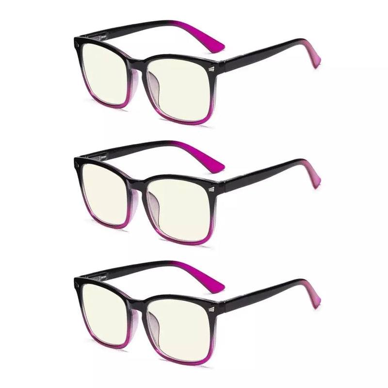 eyekeeper.com 3 Pack Blue Light Filter Reading Glasses UVRT1801 Eyeglasses