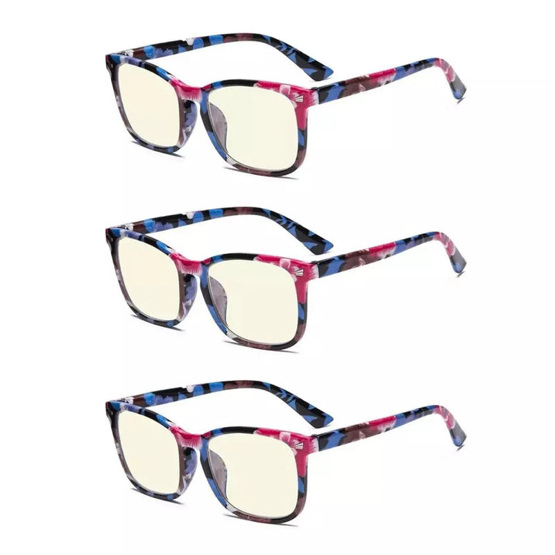 eyekeeper.com 3 Pack Blue Light Filter Reading Glasses UVRT1801 Eyeglasses