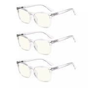 eyekeeper.com 3 Pack Blue Light Filter Reading Glasses UVRT1801 Eyeglasses