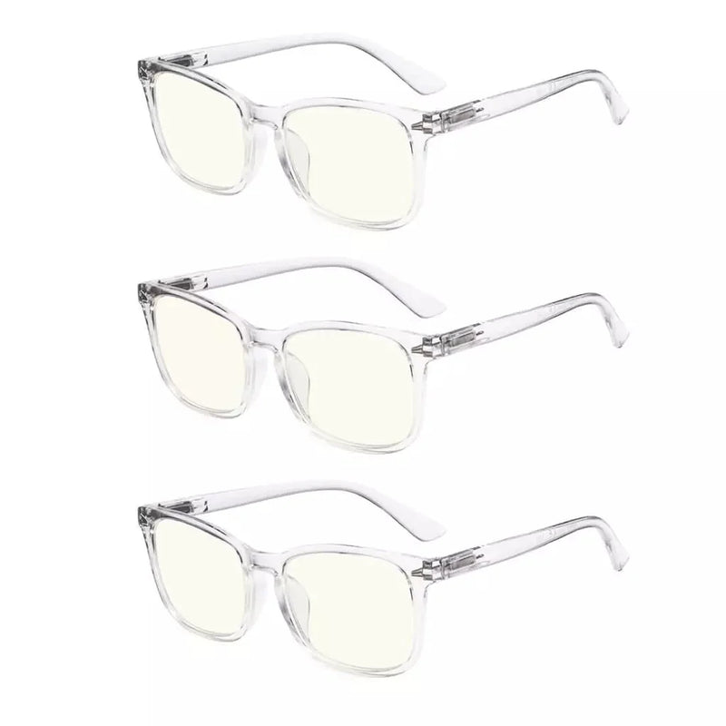 eyekeeper.com 3 Pack Blue Light Filter Reading Glasses UVRT1801 Eyeglasses