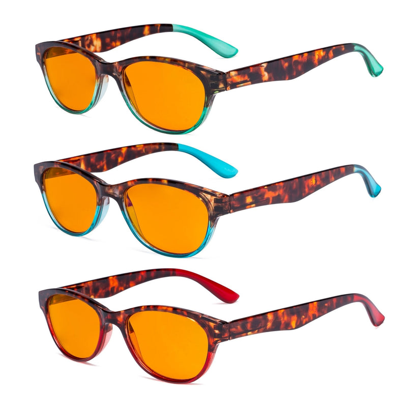 eyekeeper.com 3 Pack Cat-eye Blue Light Blocking Reading Glasses DS074D Eyeglasses