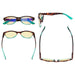 3 Pack Cat-eye Blue Light Blocking Reading Glasses TM074D