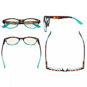 eyekeeper.com 3 Pack Cat-eye Blue Light Filter Reading Glasses UVR074D Eyeglasses