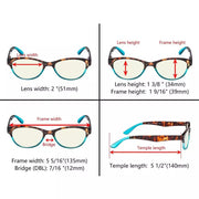 eyekeeper.com 3 Pack Cat-eye Blue Light Filter Reading Glasses UVR074D Eyeglasses