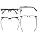 3 Pack Cat-eye Reading Glasses Include Sunglasses R914