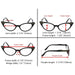 3 Pack Cat-eye Reading Glasses Include Sunglasses R914