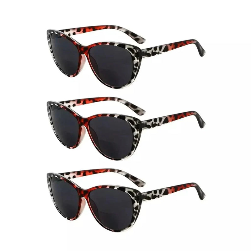 eyekeeper.com 3 Pack Cat-eye Stylish Bifocal Reading Sunglasses S033 Sunglasses