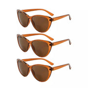 eyekeeper.com 3 Pack Cat-eye Stylish Bifocal Reading Sunglasses S033 Sunglasses