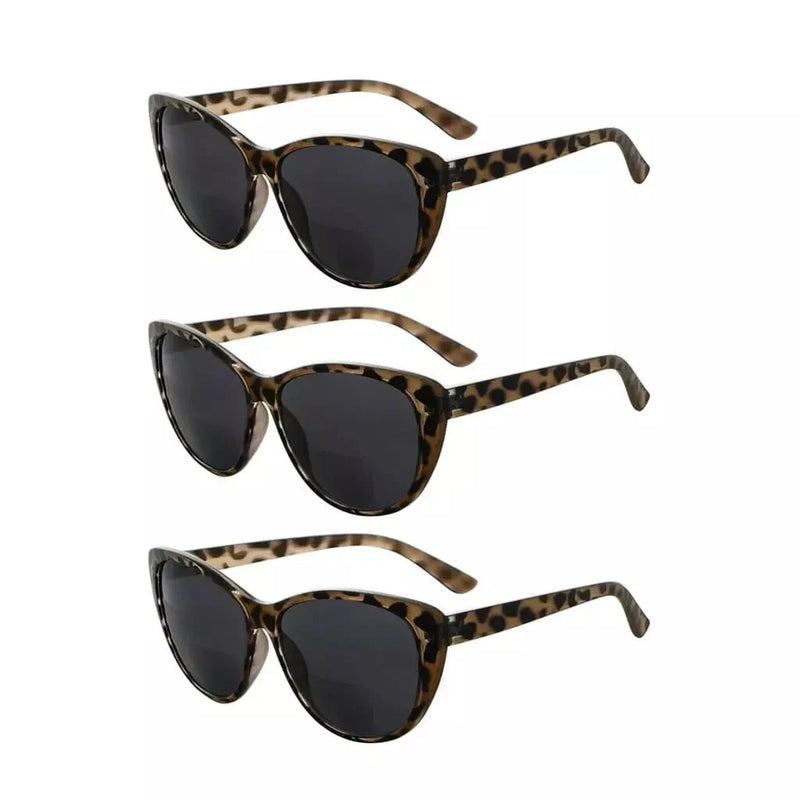eyekeeper.com 3 Pack Cat-eye Stylish Bifocal Reading Sunglasses S033 Sunglasses