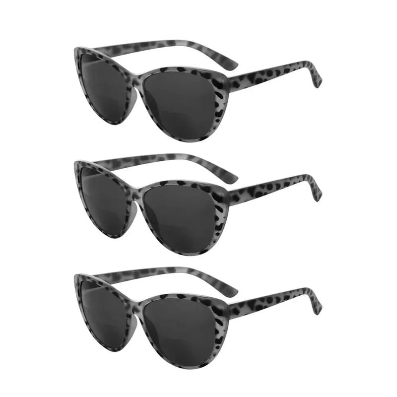 eyekeeper.com 3 Pack Cat-eye Stylish Bifocal Reading Sunglasses S033 Sunglasses